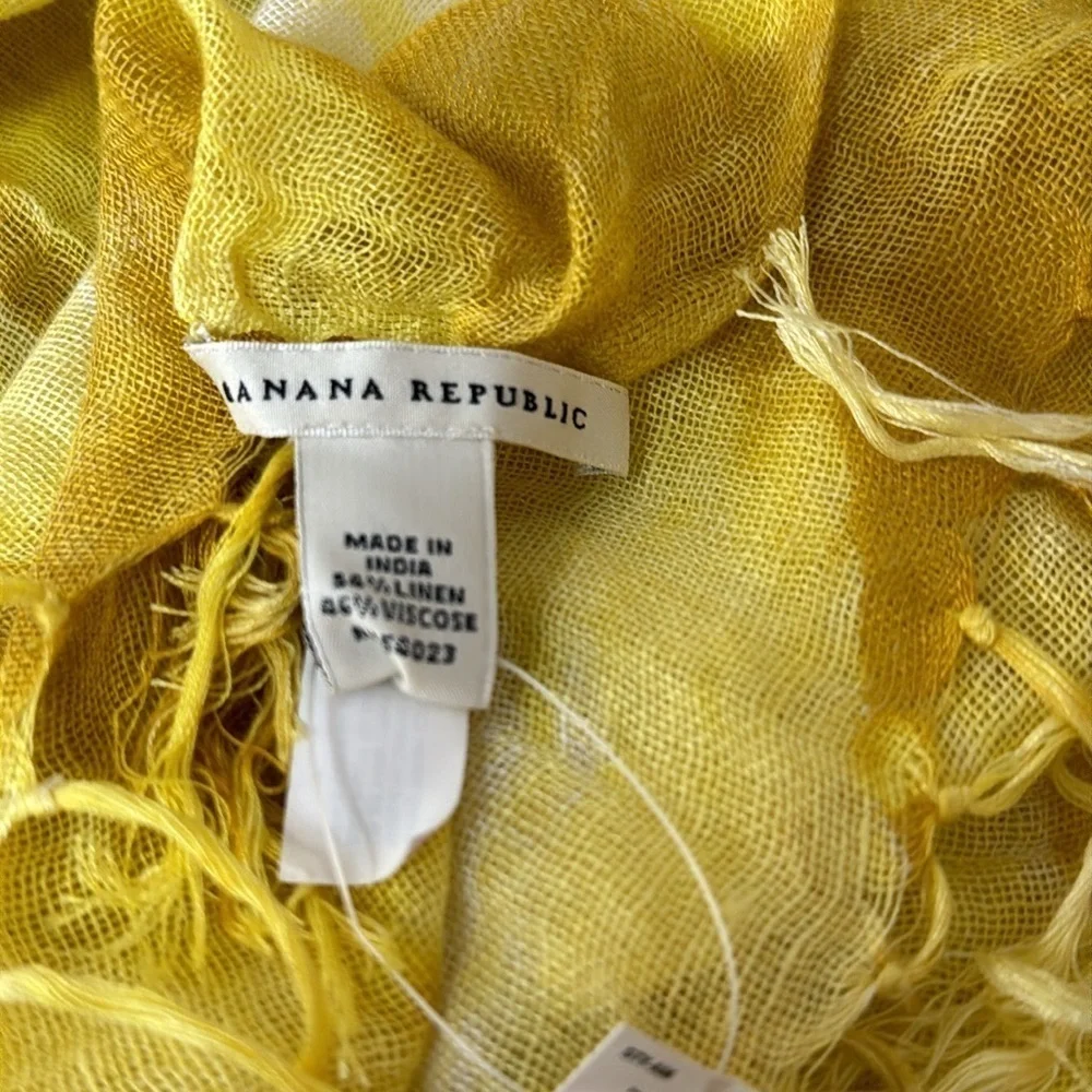 Banana Republic Floral Fringe Scarf Wrap
